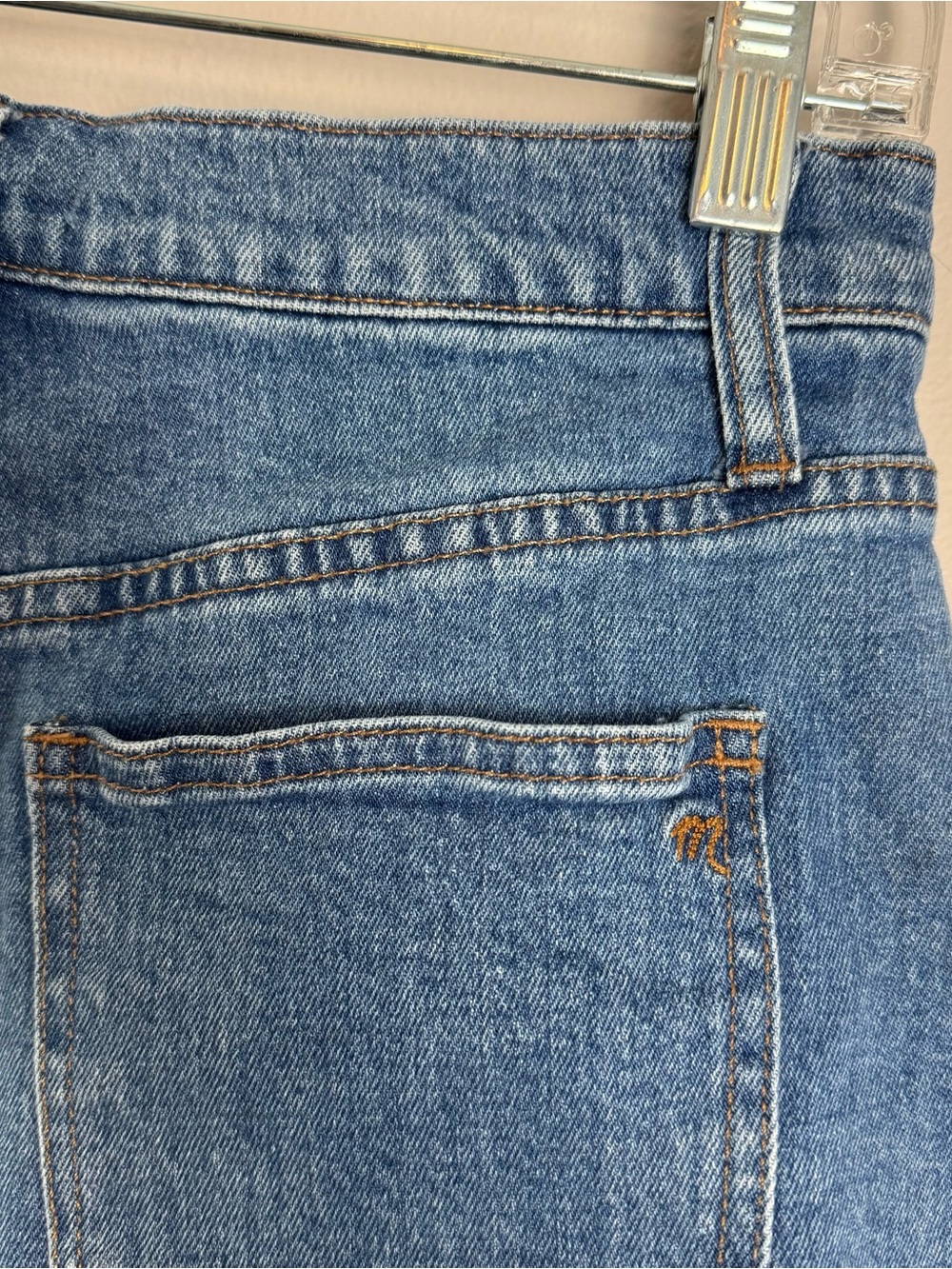 Madewell Blue Denim Cutoff Jean Shorts - Picture 11 of 13